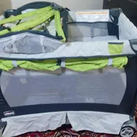 تخت و پارک chicco lullaby اصل|تخت و صندلی بچه|شیراز, فرهنگ شهر|دیوار