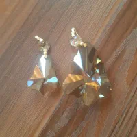 لاله پیچ شامپاینی و کریستال کاج|لوستر و چراغ آویز|تبریز, |دیوار