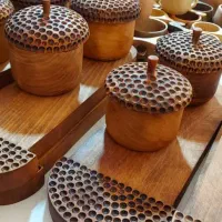 کارگاه ساخت ظروف چوبی|ظروف سرو و پذیرایی|چهاردانگه (تهران), |دیوار