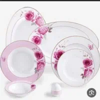 سرویس چینی زرین مدل رز فلاور ۱۲ نفره بدون کارتن