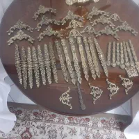 دیوارکوبی برنجی قدیمی سنگین واصلی|صنایع دستی و سایر لوازم تزئینی|تهران, بهارستان|دیوار