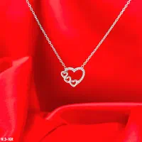 تک مدال زنجیر نقره I love you نوشته صد زبان دنیا|بدلیجات|تبریز, |دیوار