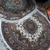 فرش تبریز  نوین فر دایره۱۰۰۰شانه گرد۱۵۰×۱۵۰سایز