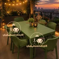 میز و صندلی پلاستیکی طرح شیرین نهارخوری غذاخوری