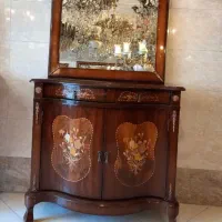 آینه و کنسول بسیار شیک|بوفه، ویترین، کنسول|فردیس, فردیس|دیوار