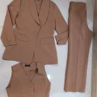 مانتو کتی وشلوار و جلیقه سایز۴۲