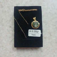 زنجیر و پلاک طلا