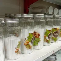 خورده ریز،بانکه حبوبات ،بانکه های در چوبی،شیشه ای|ظروف نگهدارنده، پلاستیکی، یک‌بارمصرف|مشهد, هنرور|دیوار