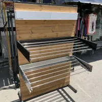 بندرخت دیواری تاشو و بازشو کم جا