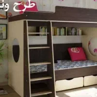 شهر تخت خواب دوطبقه در میبد و اردکان اقساطی|تخت و سرویس خواب|اردکان, |دیوار