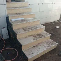 سنگ کاری نما وپله