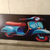 تابلو عکس موتور،وپوستر، با یک فرش ۶متری