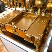 gtd  برنج منقل samovar برنجی سماور fcjoic|کلکسیون اشیاء عتیقه|شوش, |دیوار