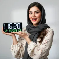 ساعت دیواری و رومیزیی دیجیتال بزرگ با تاریخ و دما|ساعت دیواری و تزئینی|تهران, وصفنارد|دیوار