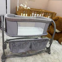 تخت کنار مادر برقی برند Hipp رنگ توسی|تخت و صندلی بچه|لنگرود, |دیوار