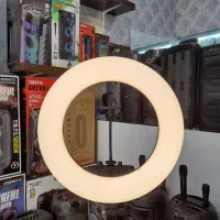 رینگ لایت پر قدرت حرفه ای + سه پایه (70 وات)|دوربین عکاسی و فیلم‌برداری|کرج, ساسانی (قلمستان)|دیوار