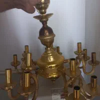 لوستر ۵ شاخه ۱۵ شعله|لوستر و چراغ آویز|قم, پردیسان|دیوار