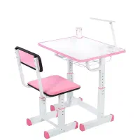 میز و صندلی تحریر با قابلیت تنظیم ارتفاع