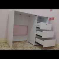 میزسفید تمام ام دی اف|میز تحریر و کامپیوتر|ایذه, |دیوار