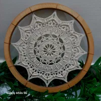 دیوارکوب(ماندالا)قلاب بافی|صنایع دستی و سایر لوازم تزئینی|کاشمر, |دیوار