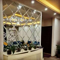 آینه کاری آینه دکوراتیو بک لایت آینه دفرمه منحنی|آینه|رشت, توشیبا|دیوار