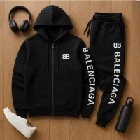 ست سوییشرت شلوار مردانه بالنسیاگا مدل Hami-مشکی