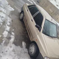 پراید مدل 87دوگانه بدون رنگ دو تیکه رنگ