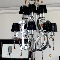 لوستر ۱۰شاخه و دیوار کوب نو برند اکسیر