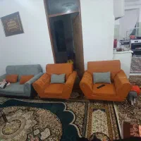 سلام یک دست مبل راحتی ۷نفره سالم و۳عددعسلی