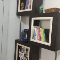 بوفه و کتابخانه یا دکوری|کتابخانه، شلف، قفسه‌های دیواری|ارومیه, |دیوار