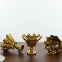 فنجان طلایی میوه خوری شیرینی خوری|ظروف سرو و پذیرایی|چهاردانگه (تهران), |دیوار