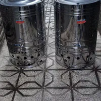 سماور گازی استیل بزرگ مسجدی هیئتی|سماور، چایساز، قهوهساز|مشهد, حرم مطهر رضوی|دیوار