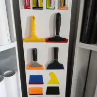 ابزار نصب برچسب ، کاردک ژله ای و پلاستیکی و کاتر