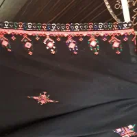 چادر زنبوری گل دوخت سبزو دوچ|لباس|ایرانشهر, |دیوار