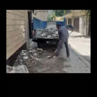 بردن خاک نخاله ساختمانی و آوردن ماسه چال