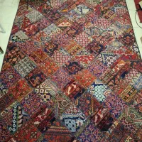 فرش کلاژ چهل تیکه دستباف|فرش|قدس, شهرقدس|دیوار