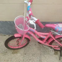 دوچرخه سایز 16صورتی دخترانه شیک نونو|دوچرخه، اسکیت، اسکوتر|اهواز, کیانشهر|دیوار