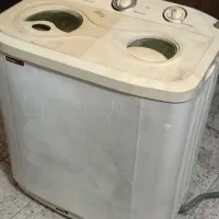 ماشین لباسشویی دوقلو مگا مکس خشک کن دار ۸کیلویی