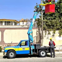 خدمات نیسان جرثقیل بالابر ارتفاع۱۵ یدککش