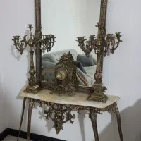 آینه شمعدان برنج