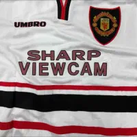 کیت دوم منچستریونایتد 1998-1999 آستین بلند|لباس|چرام, |دیوار