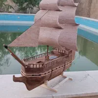 کشتی چوبی|مجسمه، تندیس، ماکت|مشهد, آزادشهر|دیوار
