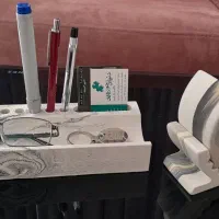 استند اداری و هولدر موبایل سنگی (بتن هنری)|دفتر کار|کرمان, |دیوار