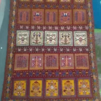 فرش دست بافت نخ ابریشم ترکمن|فرش|تهران, شهرک آپادانا|دیوار