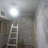 نقاشی ساختمان بتونه کار کناف وبتونه ماستیک|خدمات پیشه و مهارت|کرج, ساسانی (قلمستان)|دیوار