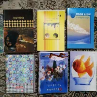 19عدد دفتر سیمی و ساده فارسی وانگلیسی