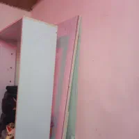 مقداری چوب ام دی اف و دو درب اهنی