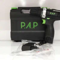 دریل شارژی ۱۲ ولت دو سرعته پی ای پی P.A.P تک باطری