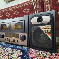 رادیو ظبط استریو سیلور در حدآکبند همراه با کارتون