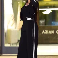 ست دوتیکه کت شلوار نوار سفید دوخت تهران پخش دینا